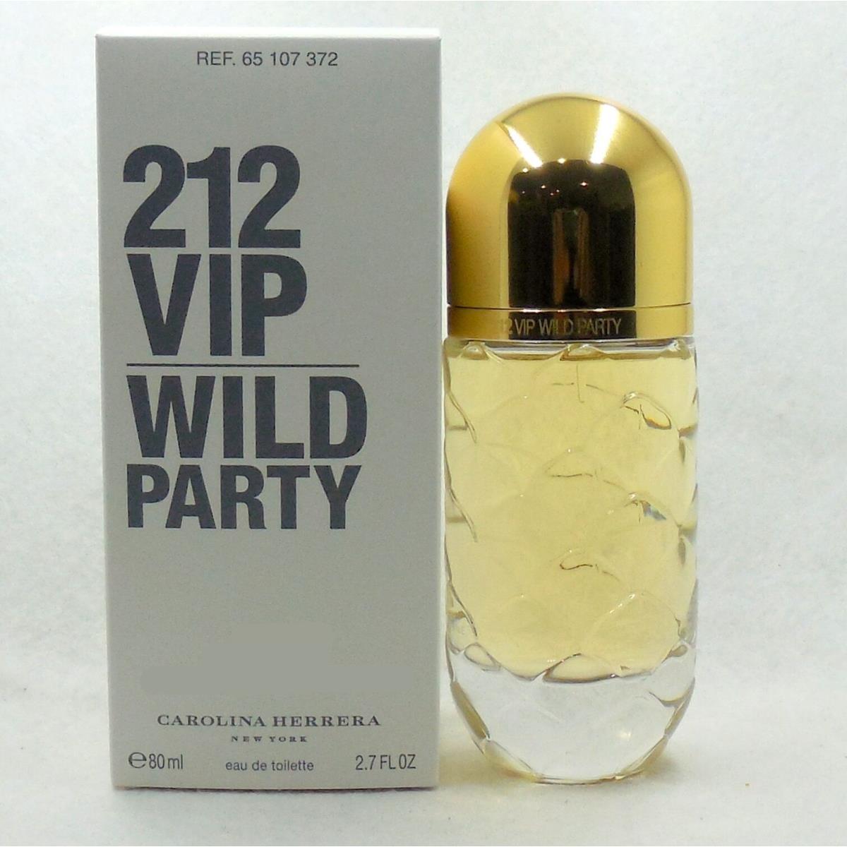 212 Vip Wild Party Carolina Herrera Eau DE Toilette Spray 80 ML/2.7 Fl.oz. T