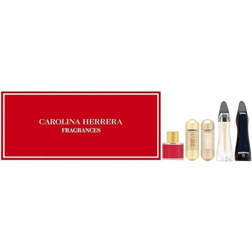 Carolina Herrera Variety Miniature Collection For Women 5 Piece Set