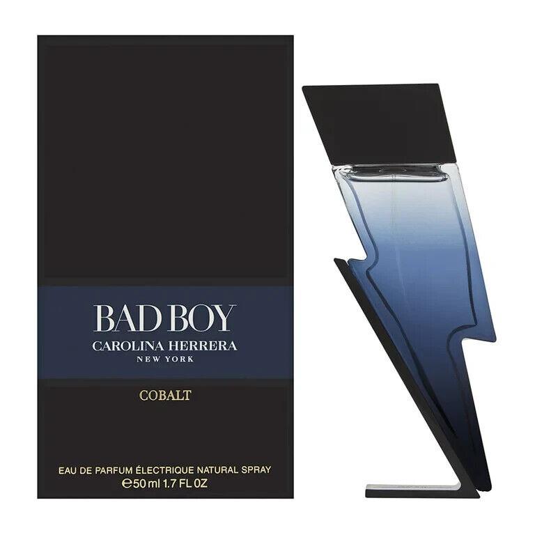 Carolina Herrera Bad Boy Cobalt Electrique Eau de Parfum 1.7 Oz 50mL Perfume