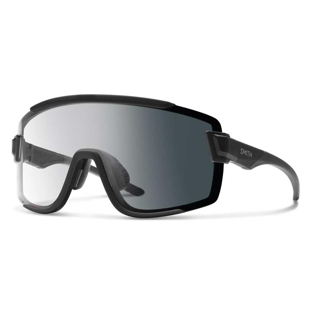 Smith Wildcat Sunglasses +bonus Lens+ Protective Hard Case+ Lifetime Warranty Mat Black / Photo Clear Gray + Clear