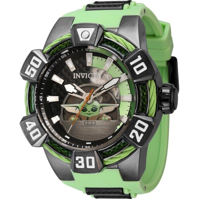 Invicta Star Wars Men`s Automatic Grogu The Child Watch 40618 52mm