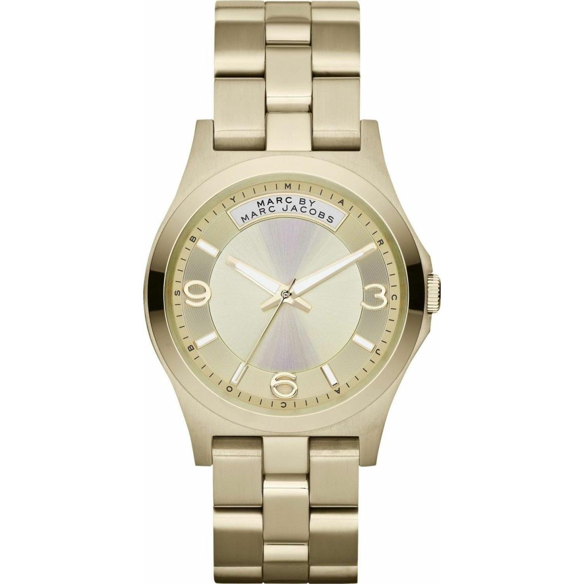 Marc by Marc Jacobs Baby Dave Gold Tone Womenss Watch MBM3189