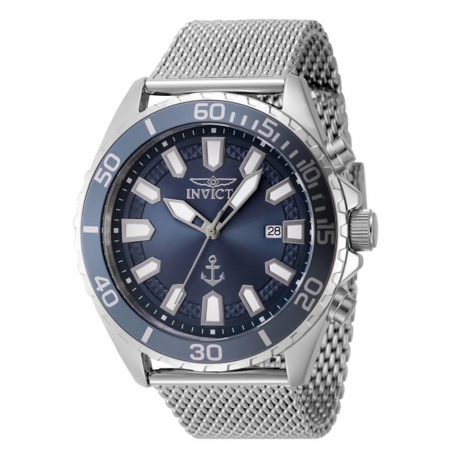 Invicta Ocean Voyage Quartz Blue Dial Men`s Watch 46270