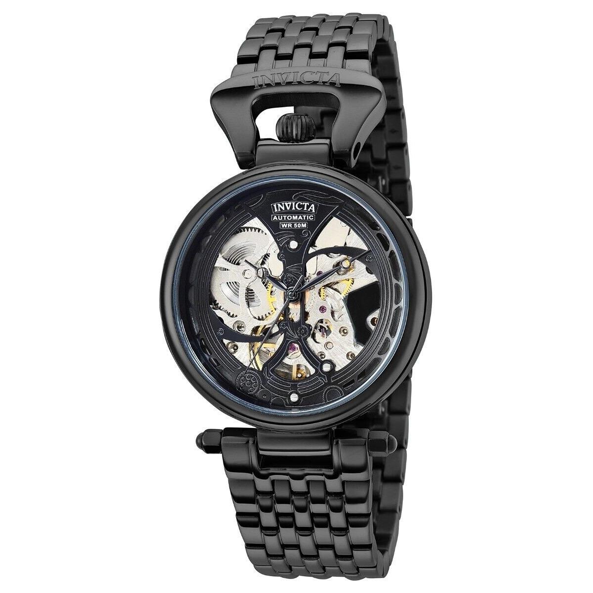 Invicta Objet D Art Automatic Women`s Watch - 36mm Black 38393