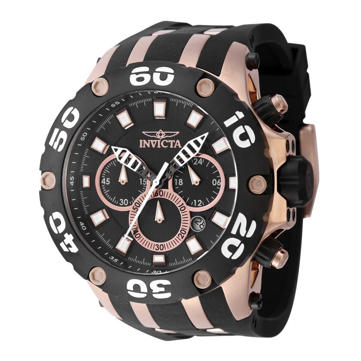 Invicta Subaqua Men`s Watch - 51mm Black Rose Gold 46513