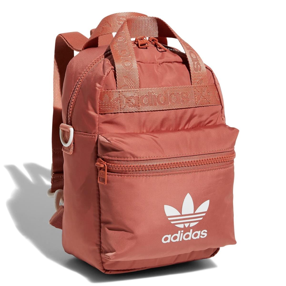 Adidas Originals Micro Backpack Small Mini Travel Bag Magic Earth Red/white