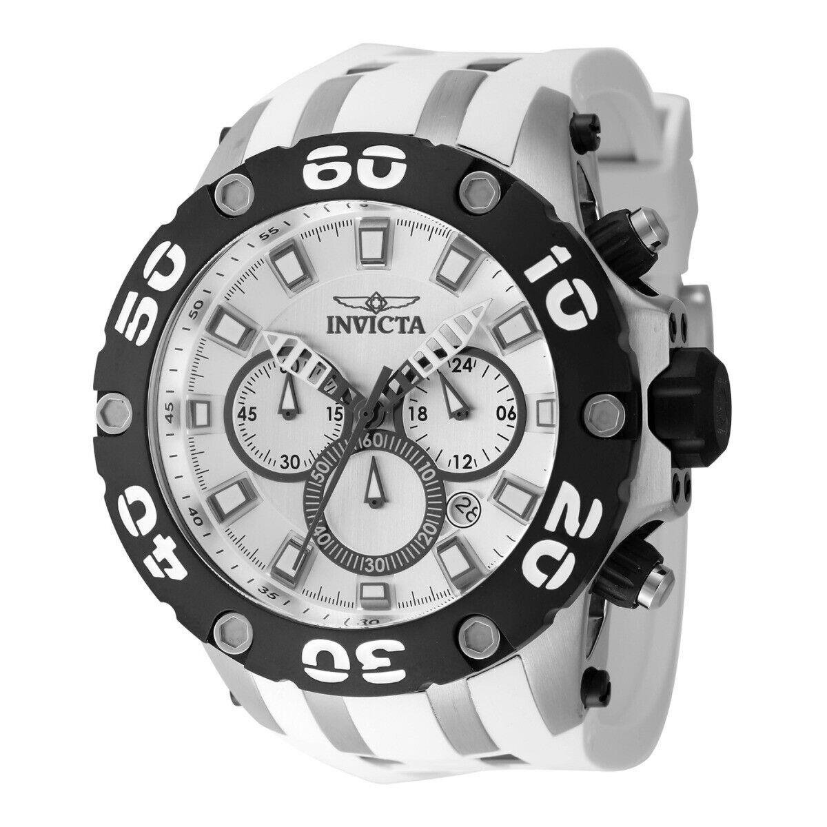 Invicta Subaqua Men`s Watch - 51mm White Steel 46512