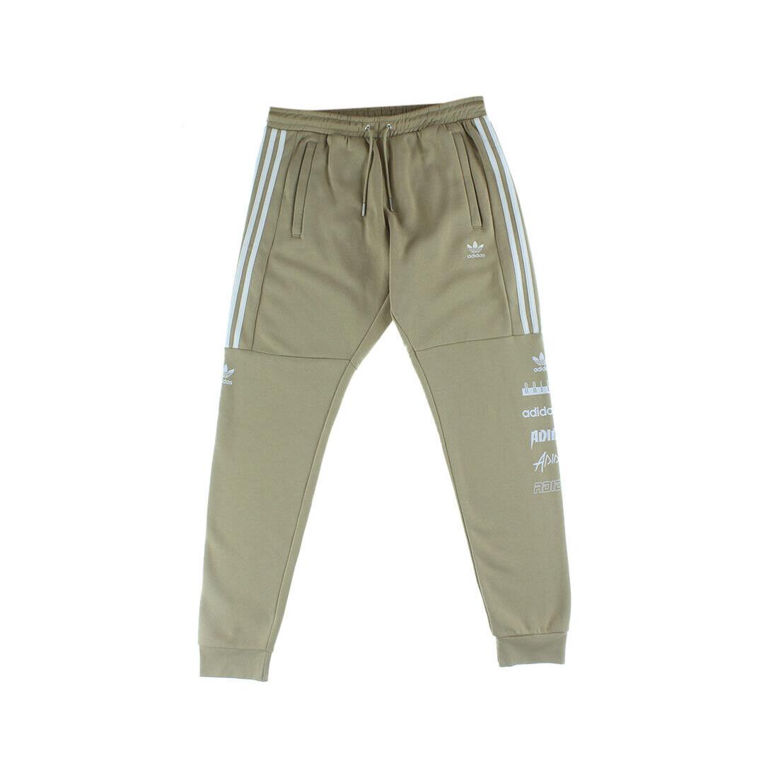 Adidas Sticker Pack Mens Active Pants Size L Color: Beige/beige