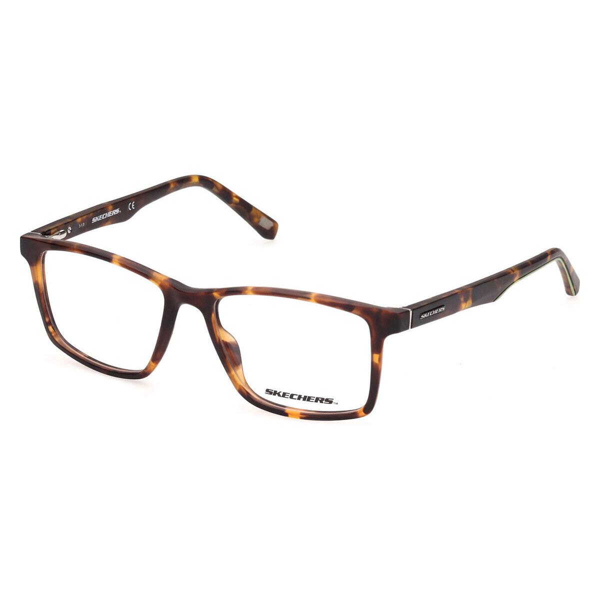 Skechers SE3301 Eyeglasses Men Dark Havana Aviator 53mm