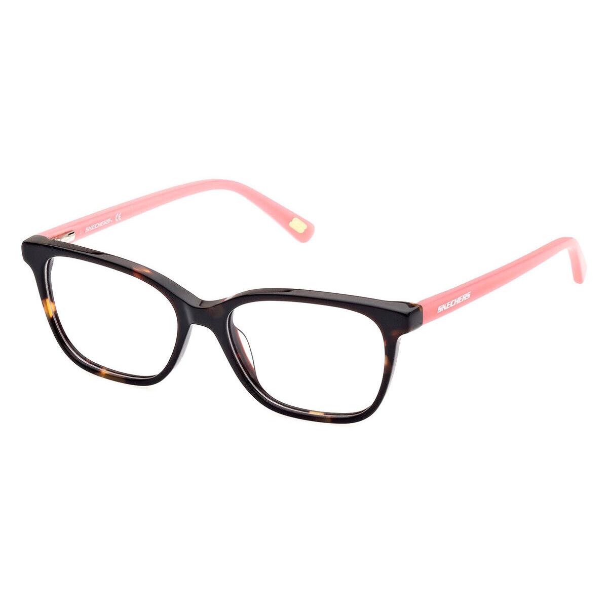 Skechers SE1670 Eyeglasses Kids Dark Havana Square 49mm