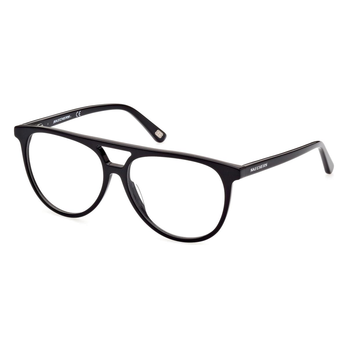 Skechers SE3332-001-53 Shiny Black Eyeglasses