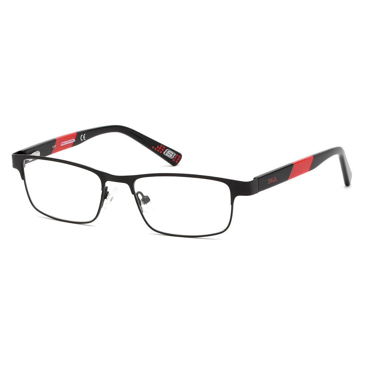 Skechers SE1160 Eyeglasses Kids Matte Black Rectangle 48mm