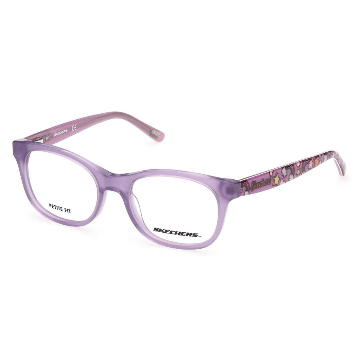 Skechers SE1646 Eyeglasses Kids Violet Other Round 48mm