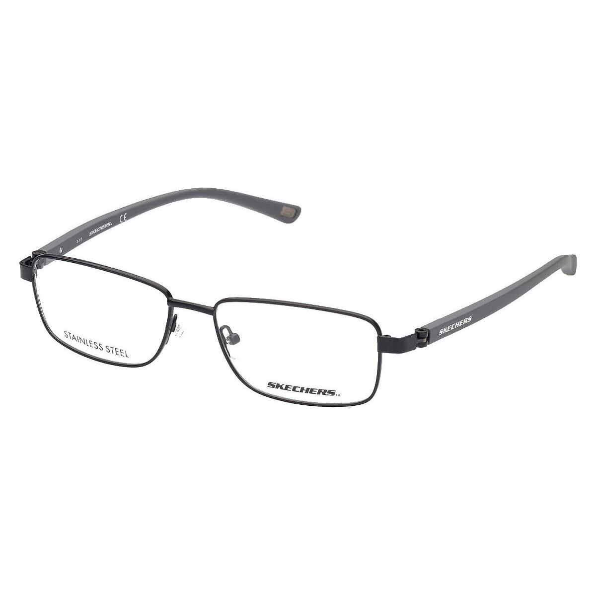 Skechers SE3303 Eyeglasses Men Matte Black Rectangle 54mm
