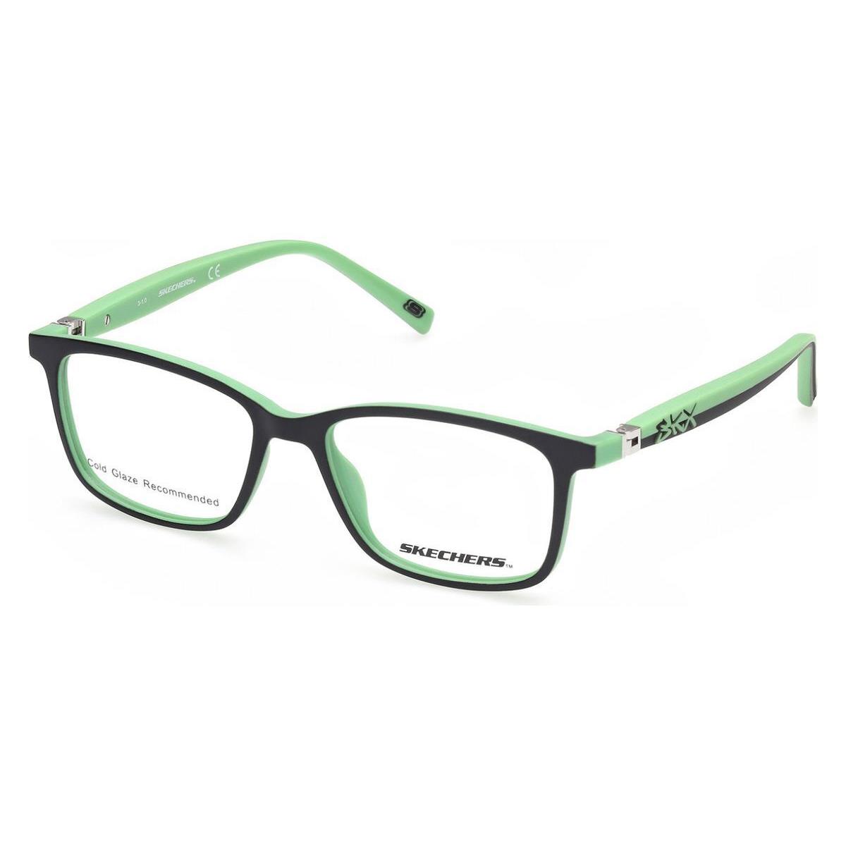 Skechers SE1173 Eyeglasses Kids Matte Black Rectangle 49mm