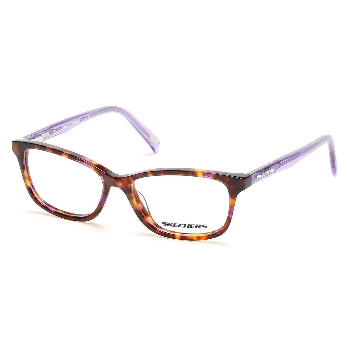 Skechers SE1660 Eyeglasses Kids Havana Rectangle 47mm