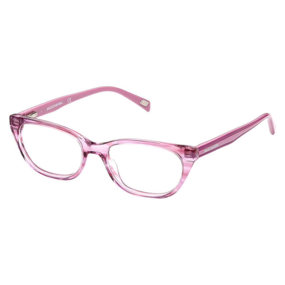 Skechers SE1664 Eyeglasses Kids Lilac/other Cat Eye 48mm