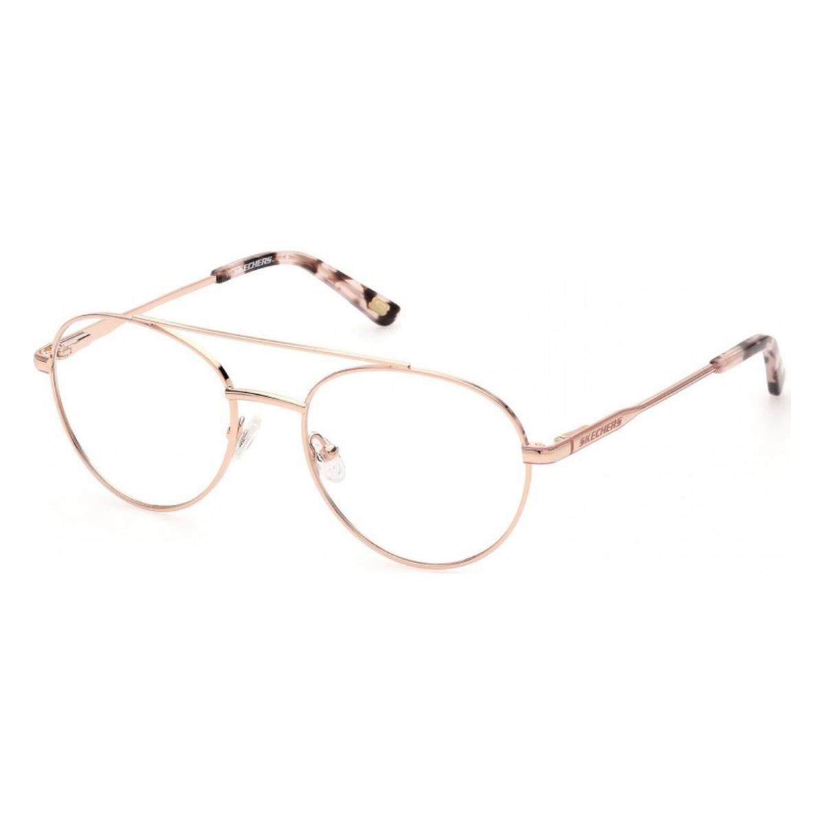 Skechers SE3327-028-52 Shiny Rose Gold Eyeglasses