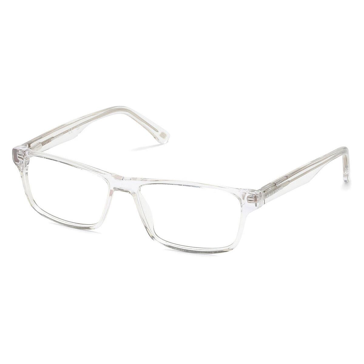 Skechers SE3355 Eyeglasses Shiny Crystal Clear Rectangle 52mm