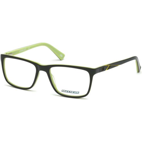 Skechers SE3212 096 Dark Green Rectangle 53-17-140mm Full Rim Unisex Eyeglasses