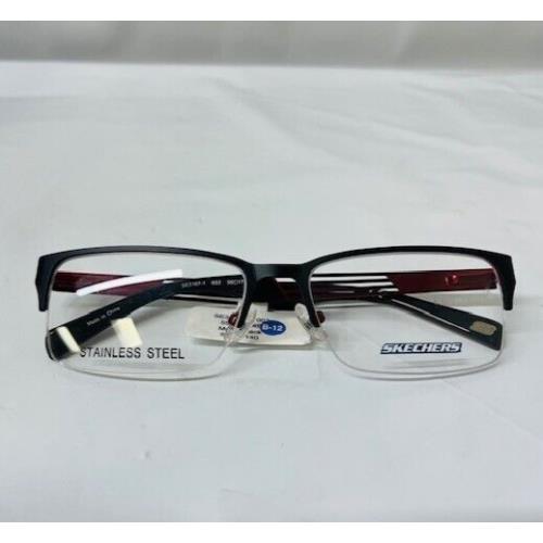 Skechers SE3167-1 Eyeglasses in Matte Black 56-17-140- New/ NO Case