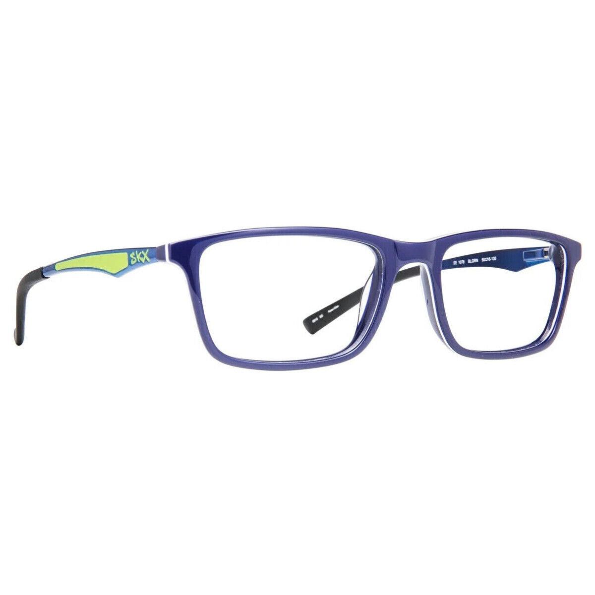 Skechers SE1078 Blgrn Blue/green Square 50-16-130mm Full Rim Unisex Eyeglasses