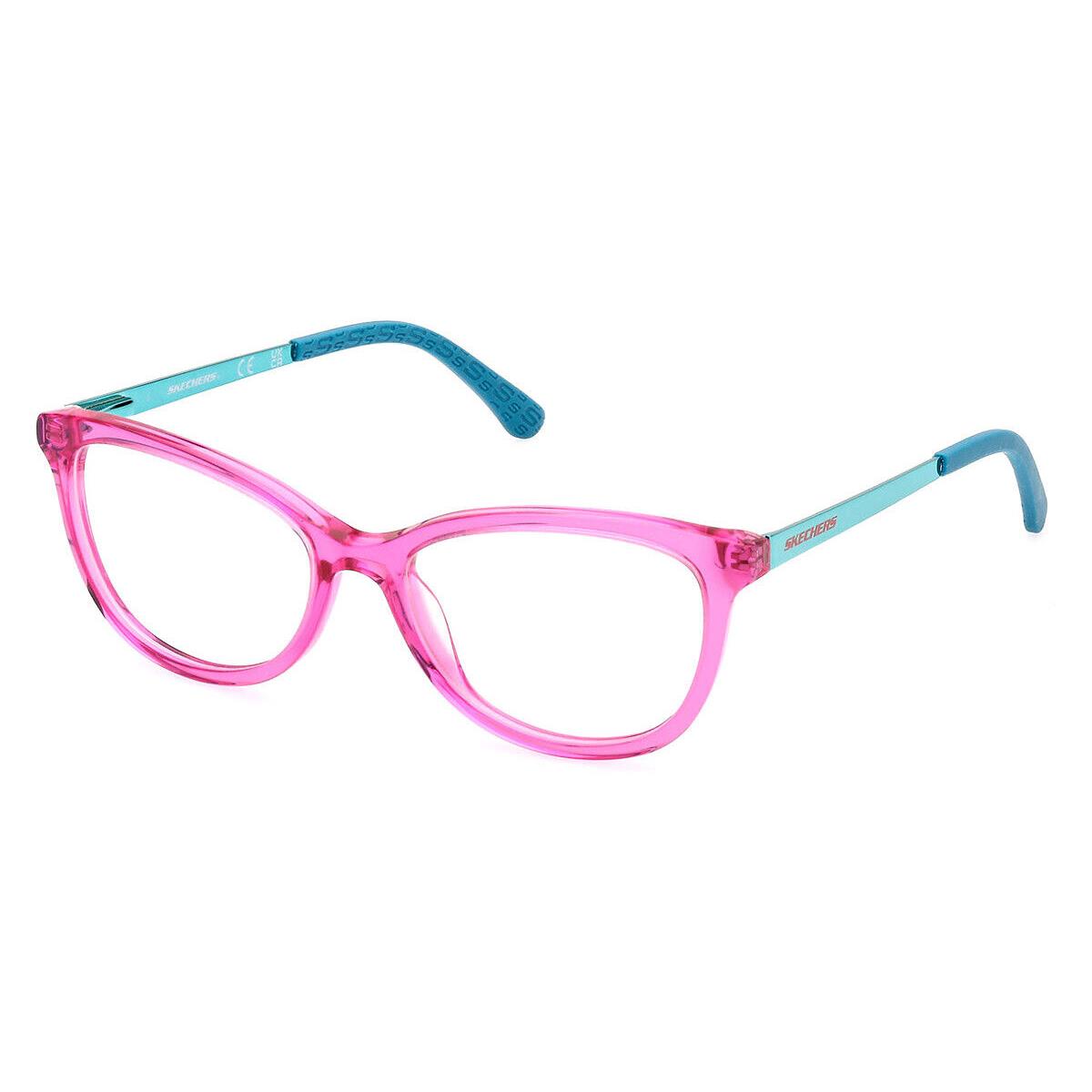 Skechers SE1685 Eyeglasses Kids Shiny Fuchsia 47mm