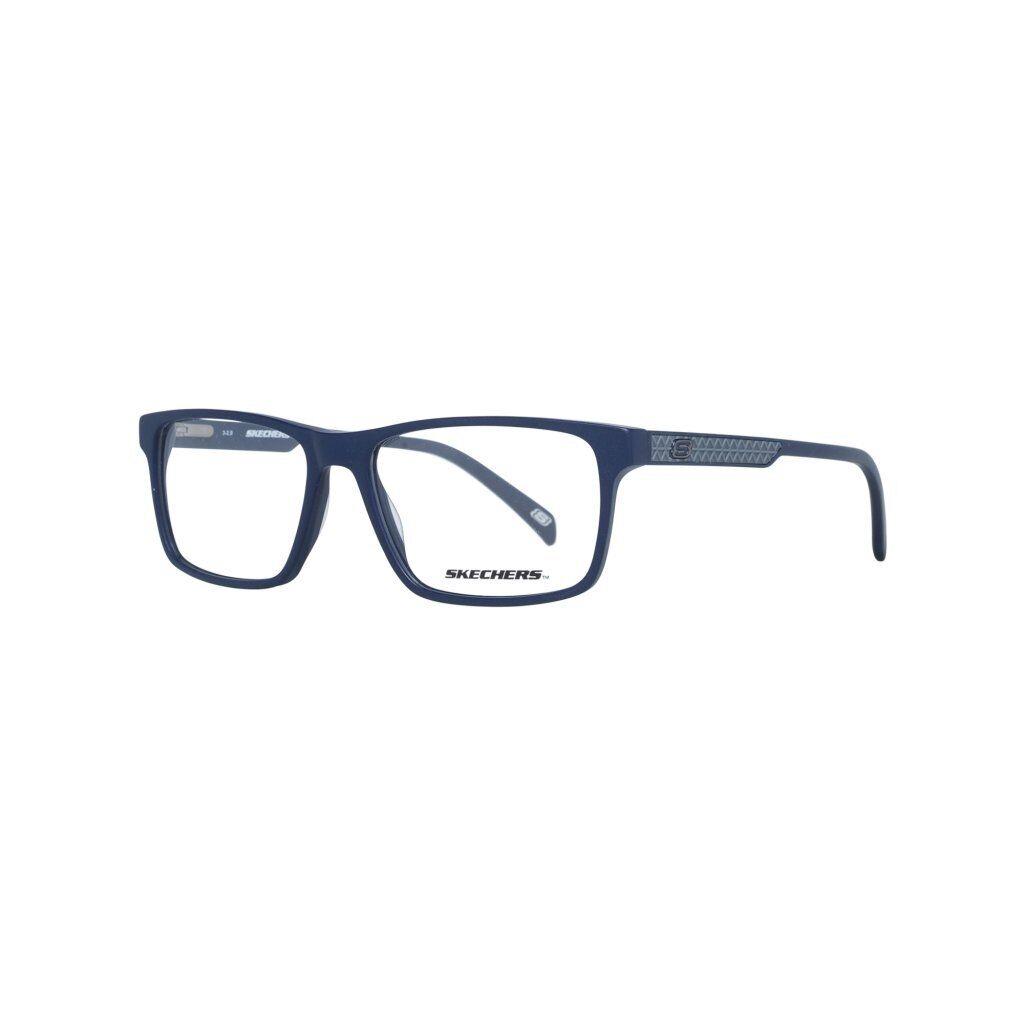 Skechers SE3199 091 Matte Blue Rectangle 55-16-140mm Full Rim Unisex Eyeglasses