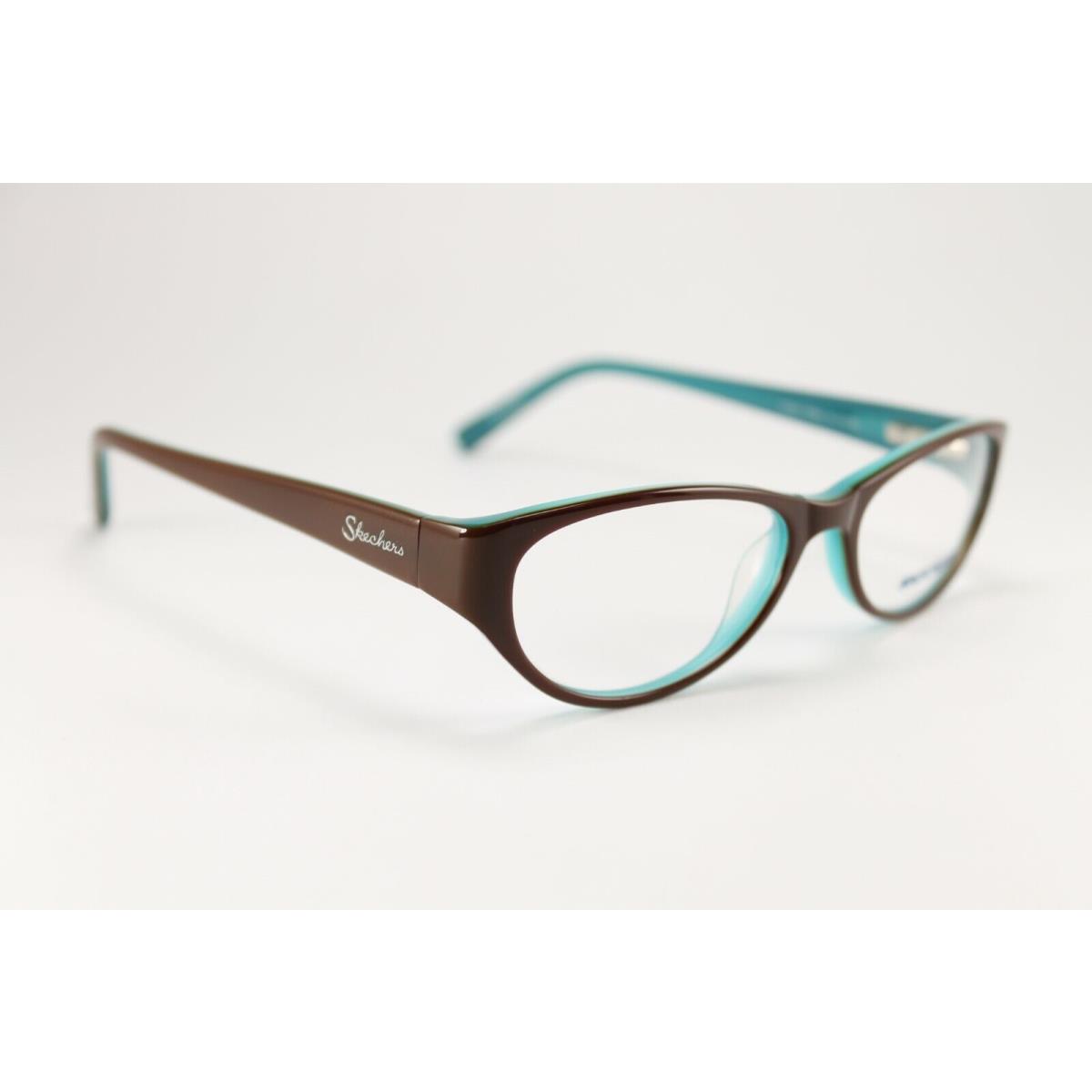 Skechers SK2081 Brown Blue Full-rim RX Eyeglass Frames 51-16-135