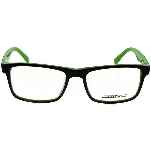 Skechers SE3188 055 Havana/green Rectangle 52-17-140mm Full Rim Men`s Eyeglasses