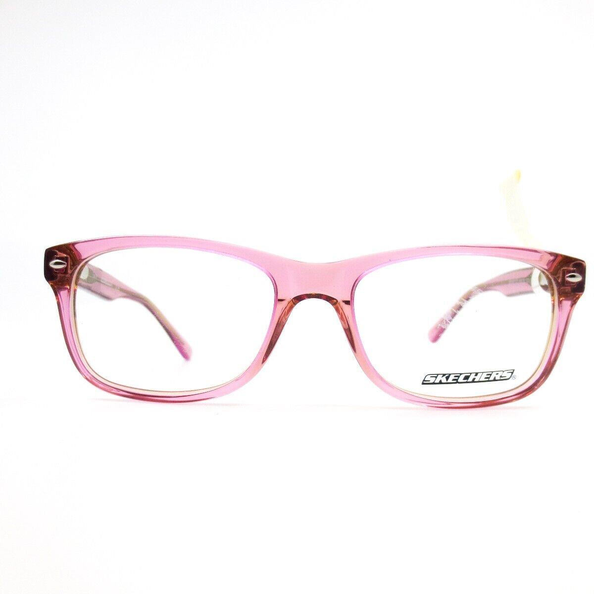 Skechers Eyeglasses SE 1627 072 Pink Square Kids Girls Frames 49 16 130 mm