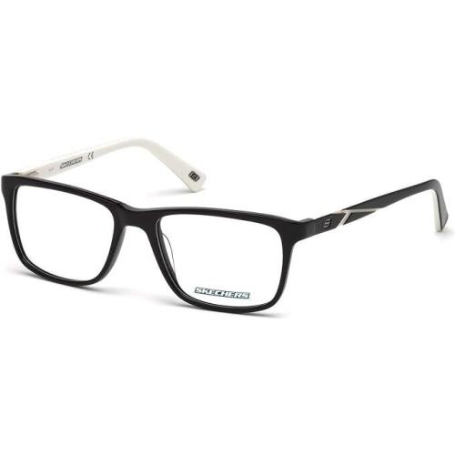 Skechers SE3212 001 Shiny Black Square 53-17-140mm Full Rim Men`s Eyeglasses