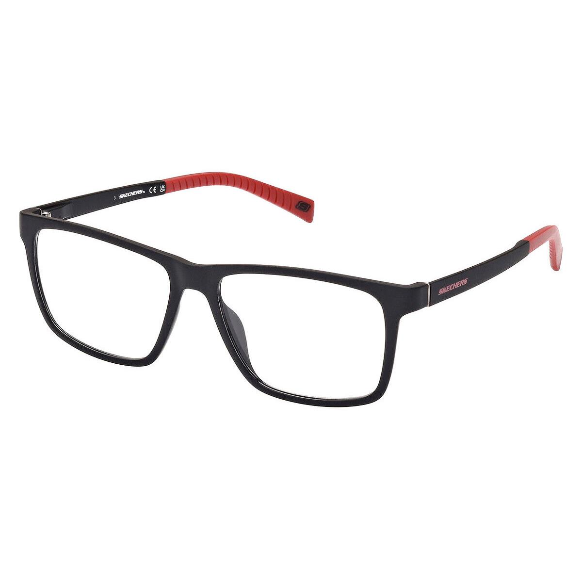 Skechers SE3374 Eyeglasses Men Matte Black 54mm