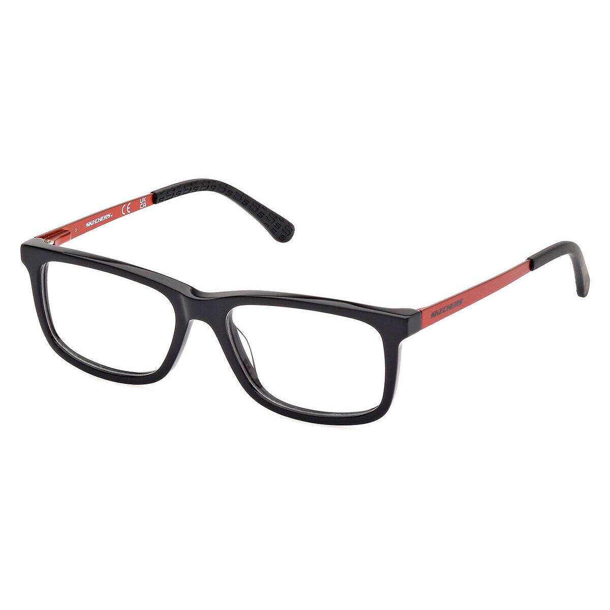 Skechers SE1206 Eyeglasses Kids Shiny Black 47mm