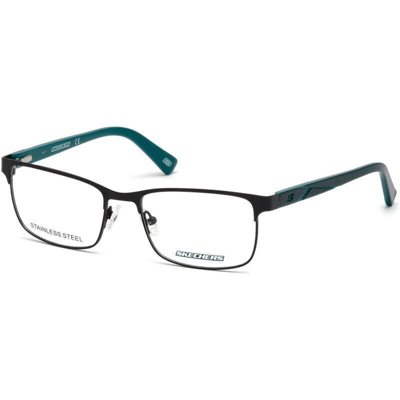 Skechers SE3213 002 Matte Black Rectangle 54-17-140mm Full Rim Men`s Eyeglasses