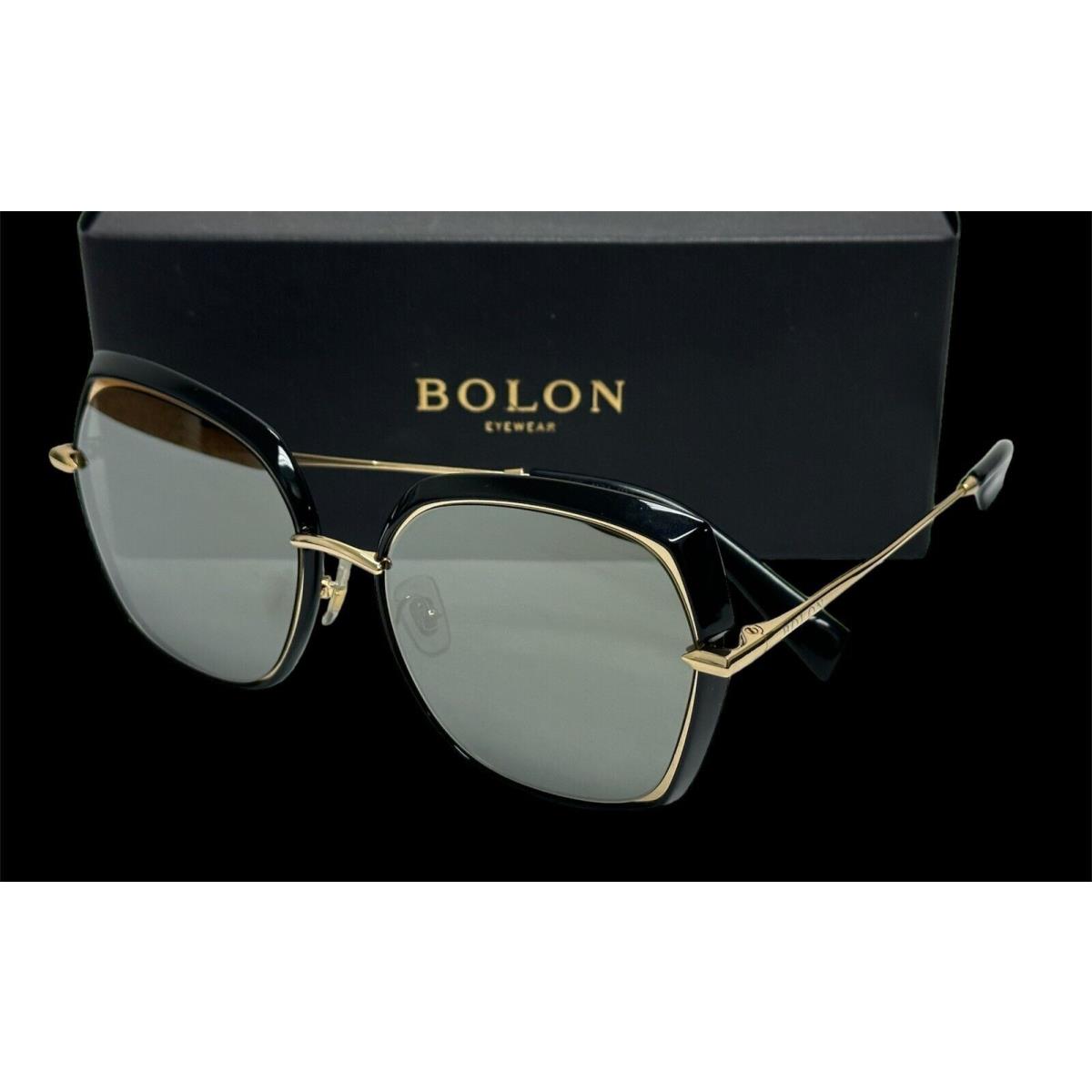 Bolon Oversized Sunglasses Nelly BL 6070 B11 55 Black Gold