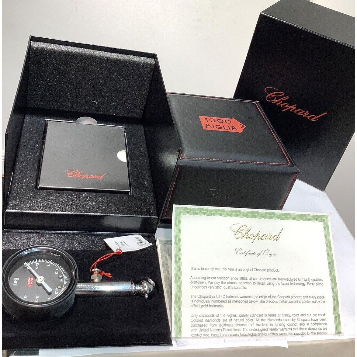 Chopard Mille Miglia Gran Turismo Complete Watch Box Set All Docs Tire Gauge