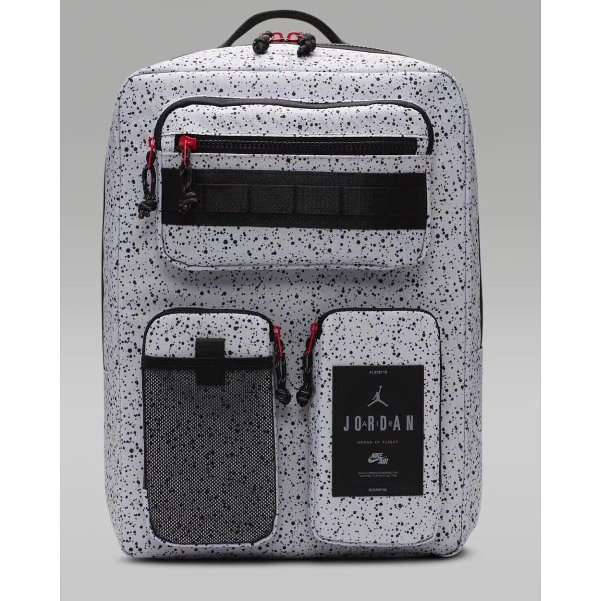 Nike Air Jordan Backpack Cement Gray Elephant Print MA0838-G0W