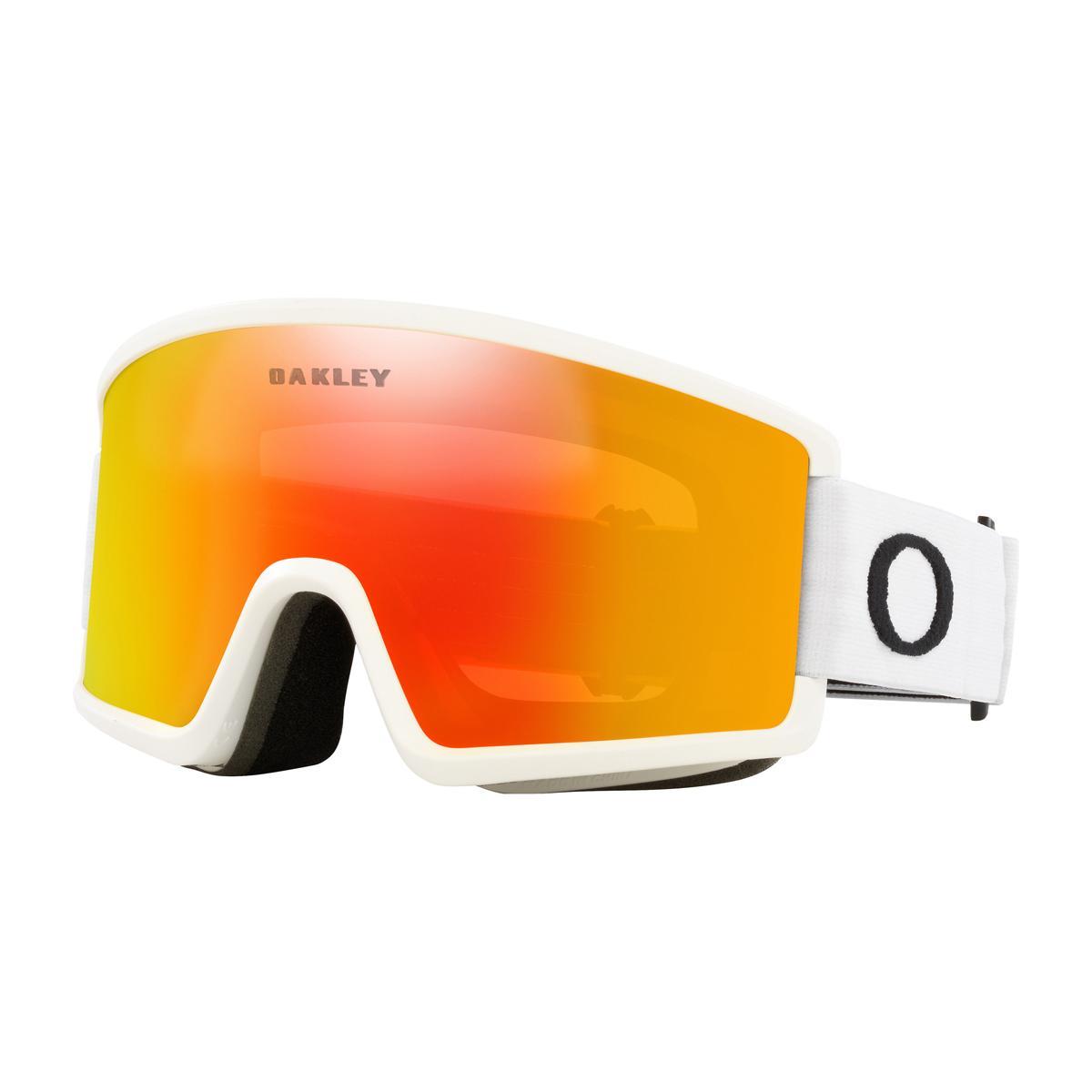 Oakley Target Line M Goggles 2024 L9887285 MATTE WHITE with FIRE IRIDIUM Lens