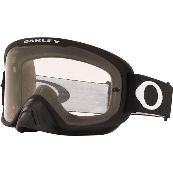 Oakley O Frame 2.0 Pro MX Goggles Matte Black/clear - Matte Black/Clear, Frame: Black