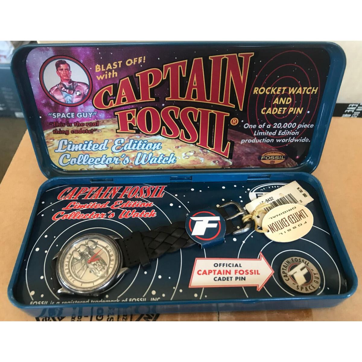 Captain Fossil Rocket Watch Limited Edition Collector Cadet P