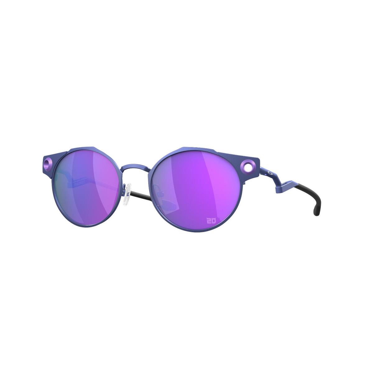 Oakley Sunglasses Deadbolt Fabio Quartararo Matte Navy Prizm Violet OO6046-10