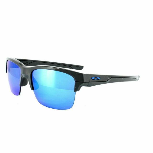 OO9316-04 Men`s Oakley Thinlink Sunglasses - Dark Grey - Sapphire Iridium