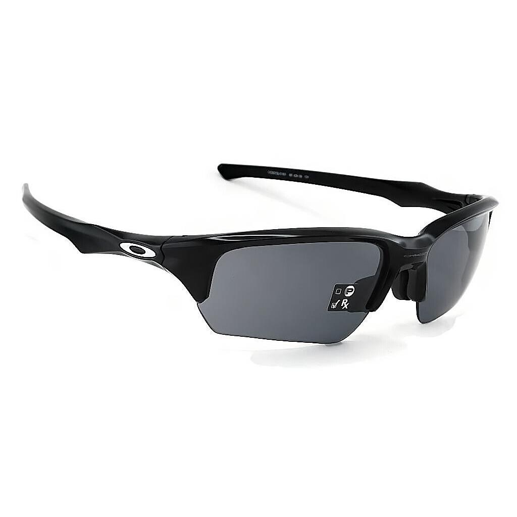 Oakley Flak Beta A Sunglasses 9372-01 Polished Black / Gray Lens - Frame: Polished Black, Lens: Grey