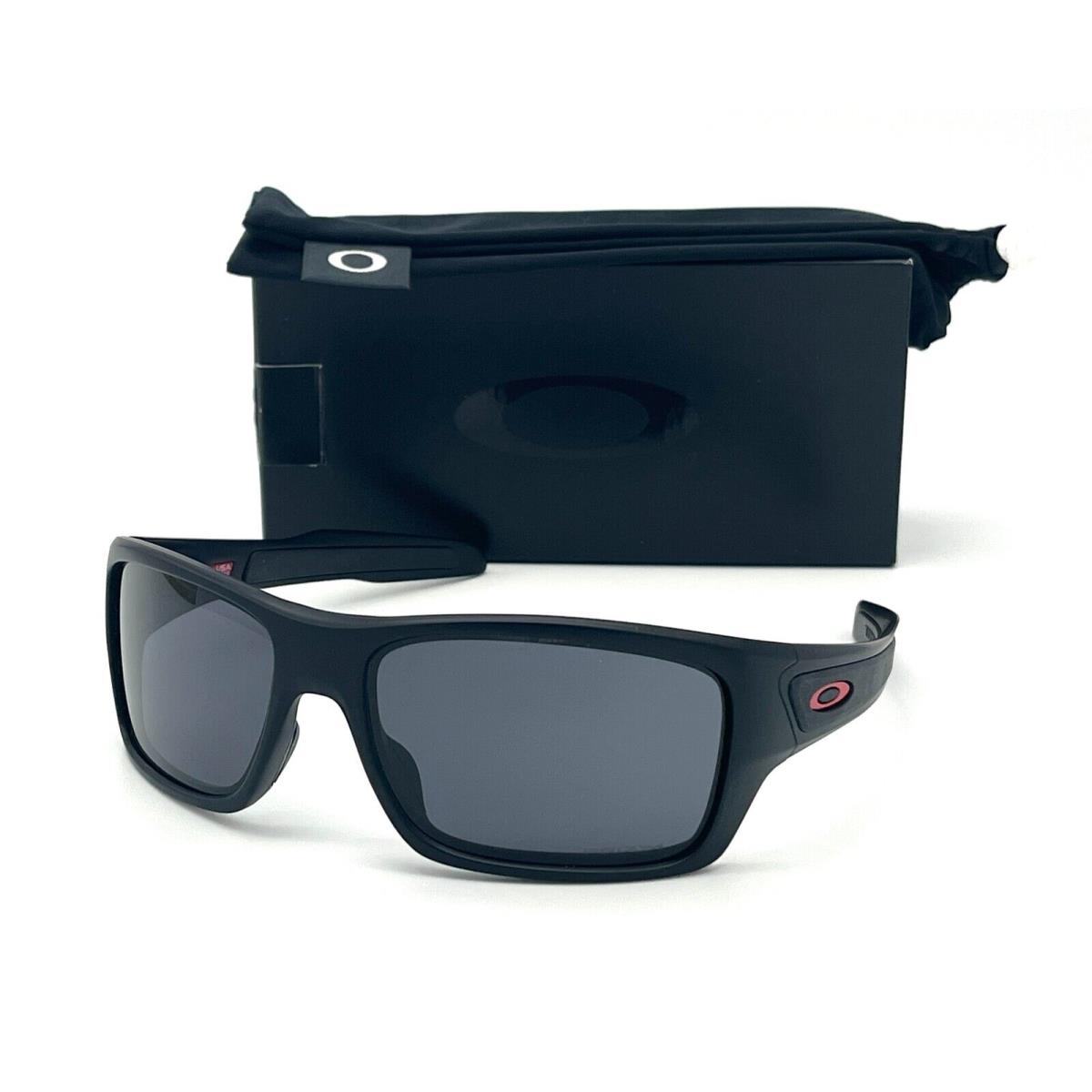 Oakley Turbine OO9263-65 Matte Black / Prizm Gray 65mm Sunglasses - Frame: Matte Black, Lens: Prizm Gray