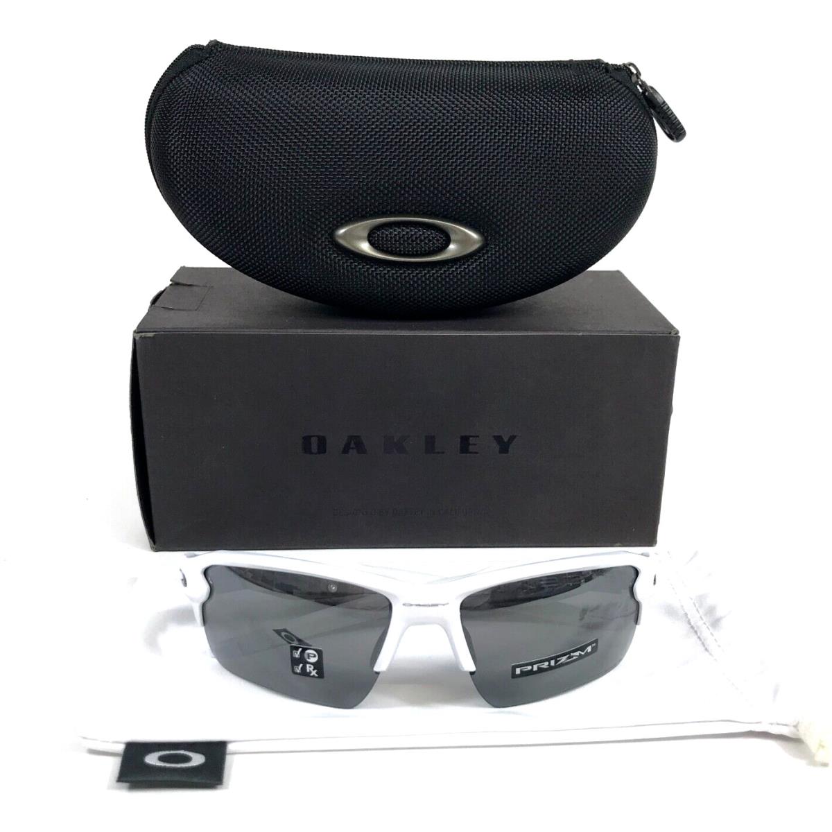 Oakley Sunglasses Flak 2.0 OO9188-7659 Polish White Frames Prizm Polarized Lens