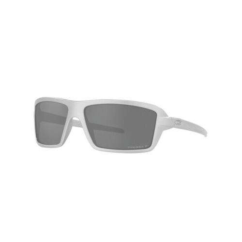 Oakley Sunglasses Cables X-silver Prizm Black Polarized Lens OO9129-12 - Frame: Silver, Lens: Black