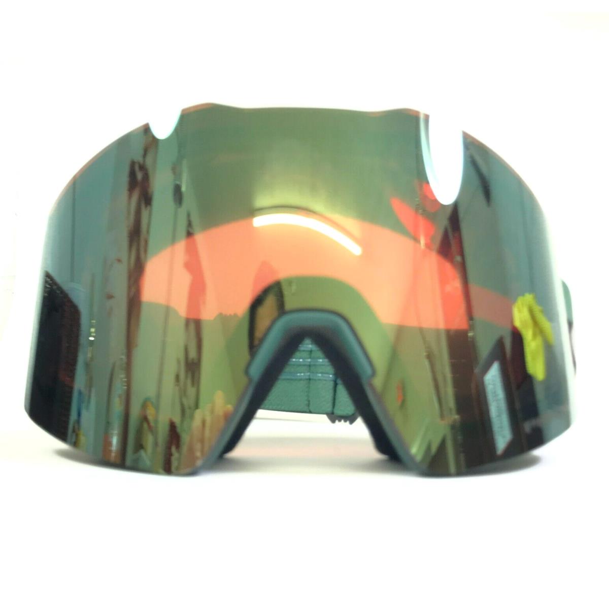 Oakley Snow Goggles Fall Line L OO709968 Hunter Green with Prizm Sage Gold Gbl