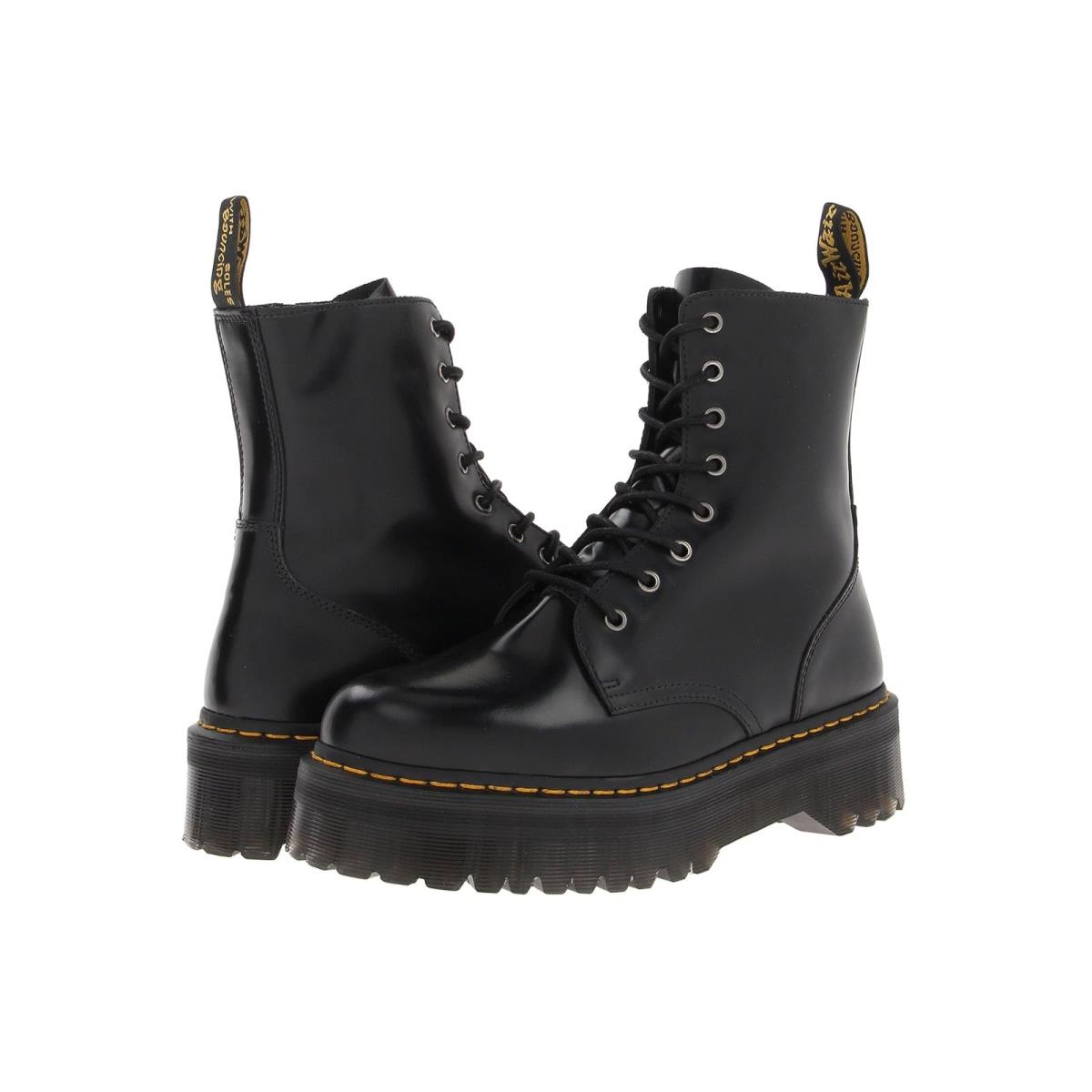 Man`s Boots Dr. Martens Jadon Smooth Leather Platform Boots