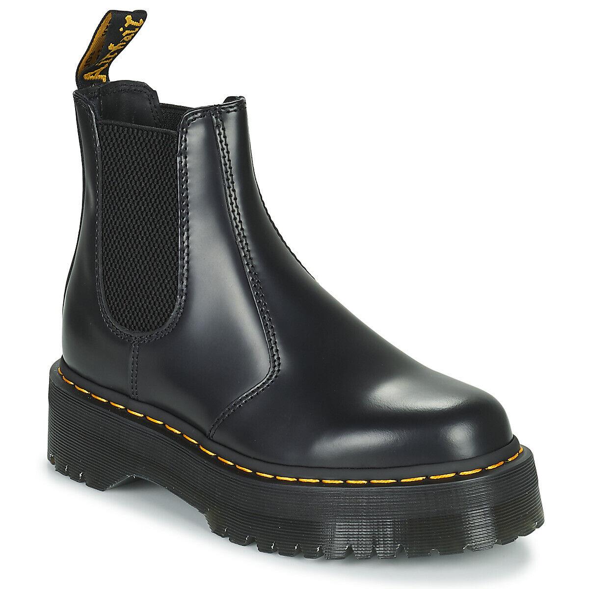 Dr. Martens 2976 Quad Black Shoes Side 12 US Mens